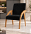 Poltrona - Paris - Braços Curvos em MDF - Tec. Veludo - Imagem 5