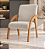 Poltrona - Paris - Braços Curvos em MDF - Tec. Veludo - Imagem 3