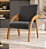 Poltrona - Paris - Braços Curvos em MDF - Tec. Veludo - Imagem 2