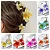 Kit 3 Piranhas de Cabelo Flor Estilo Havaiano Presilhas Grampo de Garra - Imagem 1