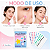 40 Adesivos Para Espinha Hidrocoloide, Pimple Patch Colorido em Formato de Estrela, Secativo Espinha para Acne - Imagem 2
