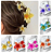 Presilha Flor Furta Cor 8cm - Imagem 1