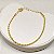 PULSEIRA CORDÃO BAIANO 2MM BANHADA OURO 18K - LINHA ESSENCIAL - Imagem 1