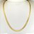 COLAR MALHA FITA 5MM BANHADO OURO 18K - LINHA ESSENCIAL - Imagem 3