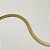COLAR MALHA FITA 3MM BANHADO OURO 18K - LINHA ESSENCIAL - Imagem 3