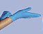 Unigloves-Luva de látex M Azul para procedimento (pouco pó) 100UN - Imagem 2