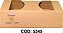Caixa Porta Copos (2 un) 24,5x14,5x6 - Pacote com 150 - Imagem 3