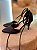 Scarpin preto de bico fino - Imagem 1