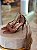 Sandália de Salto Lace Up Caramelo - Imagem 1