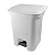 LIXEIRA 15L C/ PEDAL BRANCA PLASVALE - Imagem 1
