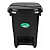 LIXEIRA 15L C/ PEDAL PRETA PLASVALE - Imagem 1
