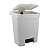 LIXEIRA 25L C/ PEDAL BRANCA REF 20021 KUNBER - Imagem 1