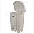 LIXEIRA 35L C/ COM PEDAL BRANCA PERFECT - Imagem 1