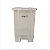 LIXEIRA COM PEDAL 50 LTS BRANCA PERFECT - Imagem 1
