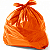 SACO PARA LIXO 40L LARANJA 100UN 50X60 - MÉDIO - EQUIV 0,10 JD - Imagem 1