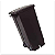 LIXEIRA 100L C/ COM PEDAL E RODAS PRETO PERFECT - Imagem 1