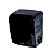 DISPENSER PAPEL TOALHA BOBINA PRETO ELISA - Imagem 1
