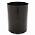 CESTO PLASTICO 15 LITROS COR PRETO - Imagem 1