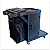 CARRO FUNCIONAL LINHA UTILITY BLACK COM FECHAMENTO - KUNBER - Imagem 1