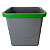 BALDE 5L ALÇA VERDE KUNBER - Imagem 1