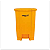 LIXEIRA COM PEDAL 50 LTS AMARELA PERFECT - Imagem 1