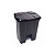 CESTO PLÁSTICO QUADRADO COM PEDAL 15 L. COR: PRETO - Imagem 1