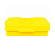 TAMPA P/ CESTO QUADRADO C/PEDAL 60L AMARELO - Imagem 1