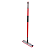 LITE SPRAY COLOR  MOP COM NÍVEL ANODIZADO VERMELHO SUPORTE PLANO VELCRO KUNBER - Imagem 1