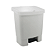 LIXEIRA 25L C/ PEDAL E AMORTECIMENTO BRANCA KUNBER - Imagem 1