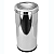 LIXEIRA EM AÇO INOX 24 X 50 CM DE ALTURA COM TAMPA MEIA ESFERA (CAPACIDADE: 22L) - Imagem 1