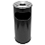 CINZEIRO LIXEIRA PLASTICA PRETO - Imagem 1