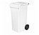 CONTEINER 120L C/ RODAS BRANCO PLESTIN - Imagem 1