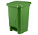 LIXEIRA COM PEDAL 100 LTS VERDE PLESTIN - Imagem 1