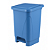 LIXEIRA COM PEDAL 15 LTS AZUL PLESTIN - Imagem 1