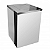 LIXEIRA QUADRADA EM AÇO INOX COM TAMPA VAI-VEM 100L - Imagem 1