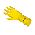 LUVA DE LATEX P/LIMPEZA MULTIUSO AMARELA M VOLK - Imagem 1