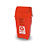LIXEIRA COM TAMPA BASCULANTE 050 LITROS VERMELHO PLASVALE - Imagem 1