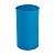 CESTO PLÁSTICO SEM TAMPA 022 LITROS 50CM ALTURA AZUL JSN - Imagem 1