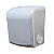 DISPENSER PAPEL TOALHA BOBINA BRANCO CRISTAL ELISA - Imagem 1