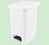LIXEIRA COM PEDAL 100 LITROS BRANCA PLESTIN - Imagem 1
