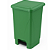 LIXEIRA COM PEDAL 050 LITROS VERDE PLESTIN - Imagem 1
