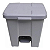 LIXEIRA COM PEDAL 060 LITROS BRANCA JSN - Imagem 1