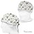 Touca Cirúrgica, Floral, Flores Brancas, Margaridas, Fundo Branco - Imagem 1