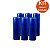 kit 6 Vela 7 Dias Azul Escuro 260g - Parafina Pura, Alta Qualidade - Imagem 1