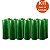 kit 12 Vela 7 Dias Verde 260g - Parafina Pura, Alta Qualidade - Imagem 1