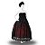 Conjunto Bordado Vermelho e Preto 3 Peças - Pomba gira - Imagem 1