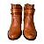 Bota Feminina Cano Curto Salto Baixo Whisky - Imagem 2
