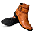 Bota Feminina Cano Curto Salto Baixo Whisky - Imagem 3