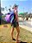 Mochila - Roxa com verde água - Imagem 2