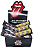 Bolador Lion Rolling Stones King Size atacado com 12 + Sacolinha misteriosa - Imagem 1